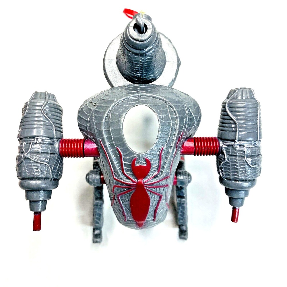 1997 Spider-Man Commando Armor Jetpack Suit with Flying Disc Pull String Rare - Picture 14 of 16